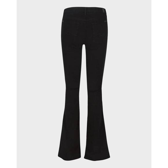 NEW 7 FOR ALL MANKIND kimmie boot jean in black - Picture 2 of 2